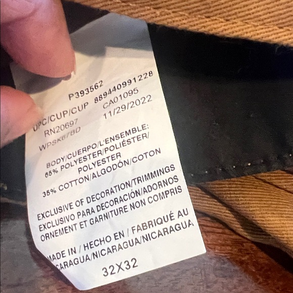 Dickies Men's Khaki Skateboarding Pants - Picture 3 of 5